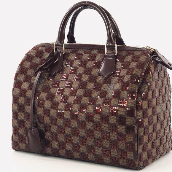 Louis Vuitton Speedy 30 Damier Paillettes Rouge - Picture 3 of 12